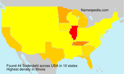 Surname Soderdahl in USA Surname Soderdahl in USA