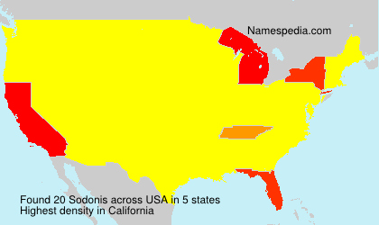Surname Sodonis in USA Surname Sodonis in USA
