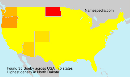 Surname Soeby in USA Surname Soeby in USA