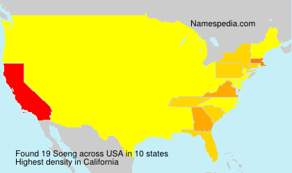Surname Soeng in USA Surname Soeng in USA