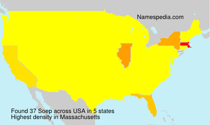 Surname Soep in USA Surname Soep in USA