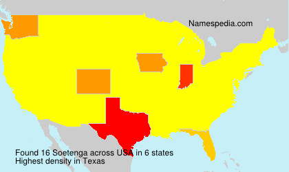 Surname Soetenga in USA Surname Soetenga in USA