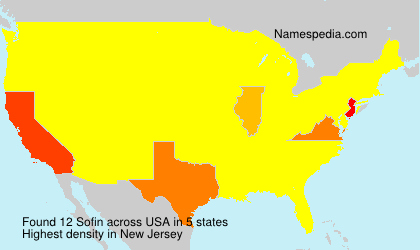 Surname Sofin in USA Surname Sofin in USA