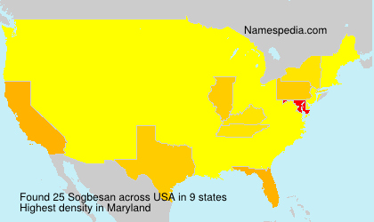 Surname Sogbesan in USA Surname Sogbesan in USA