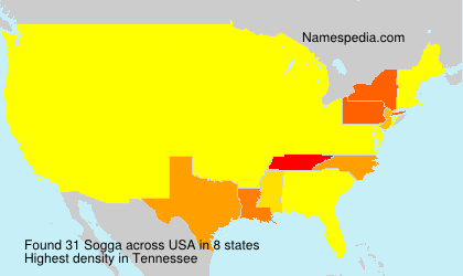 Surname Sogga in USA Surname Sogga in USA