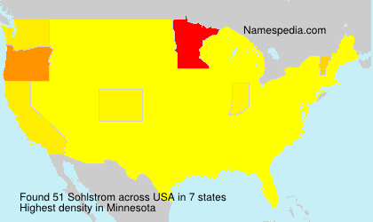 Surname Sohlstrom in USA Surname Sohlstrom in USA