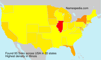 Surname Soko in USA Surname Soko in USA