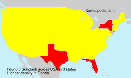 Surname Sokolash in USA Surname Sokolash in USA