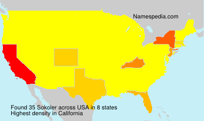 Surname Sokoler in USA Surname Sokoler in USA