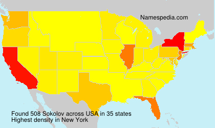 Surname Sokolov in USA Surname Sokolov in USA