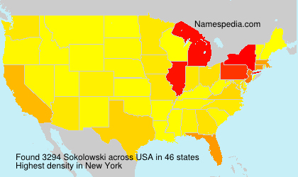 Surname Sokolowski in USA Surname Sokolowski in USA