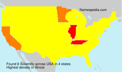 Surname Solamillo in USA Surname Solamillo in USA