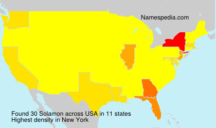 Surname Solamon in USA Surname Solamon in USA