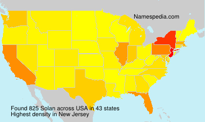 Surname Solan in USA Surname Solan in USA