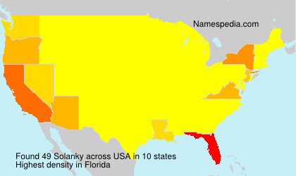 Surname Solanky in USA Surname Solanky in USA