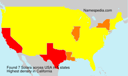 Surname Solara in USA Surname Solara in USA