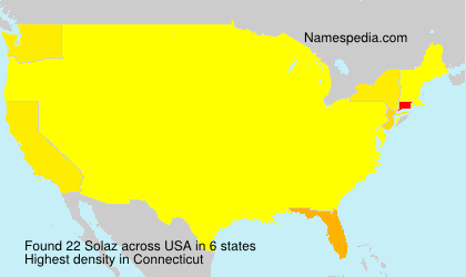 Surname Solaz in USA Surname Solaz in USA