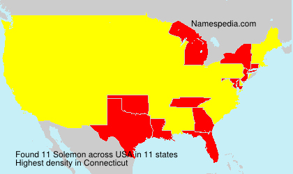 Surname Solemon in USA Surname Solemon in USA