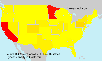 Surname Soleta in USA Surname Soleta in USA