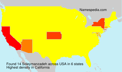 Surname Soleymanzadeh in USA Surname Soleymanzadeh in USA
