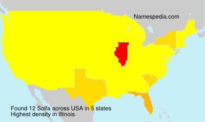 Surname Solfa in USA Surname Solfa in USA