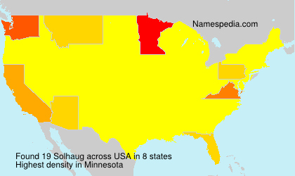 Surname Solhaug in USA Surname Solhaug in USA