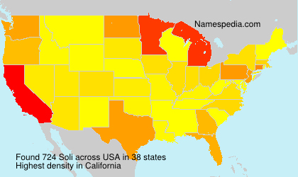 Surname Soli in USA Surname Soli in USA
