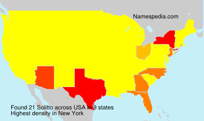 Surname Solitto in USA Surname Solitto in USA