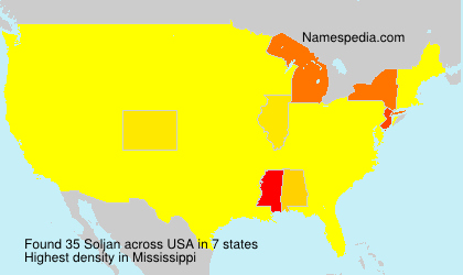 Surname Soljan in USA Surname Soljan in USA