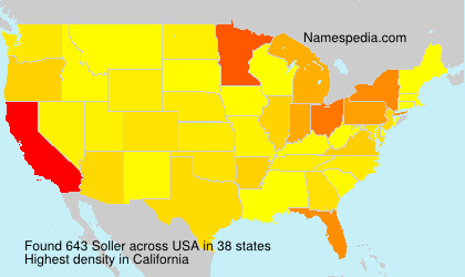 Surname Soller in USA Surname Soller in USA