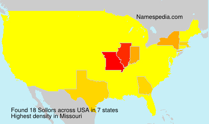 Surname Sollors in USA Surname Sollors in USA