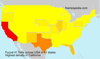 Surname Solls in USA