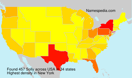 Surname Solly in USA Surname Solly in USA