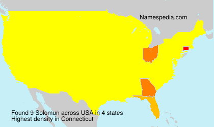 Surname Solomun in USA Surname Solomun in USA