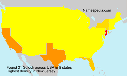 Surname Solook in USA Surname Solook in USA