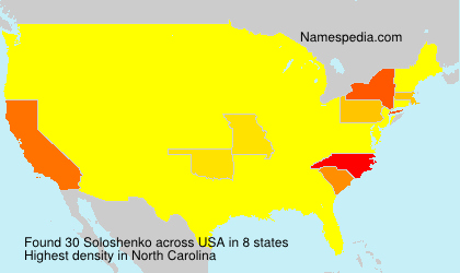 Surname Soloshenko in USA Surname Soloshenko in USA