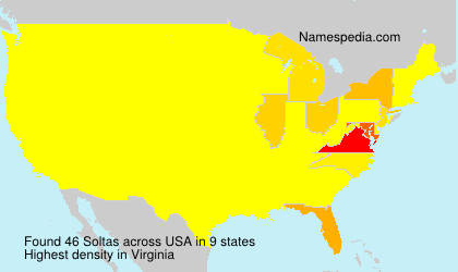 Surname Soltas in USA Surname Soltas in USA