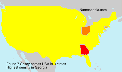 Surname Soltay in USA Surname Soltay in USA
