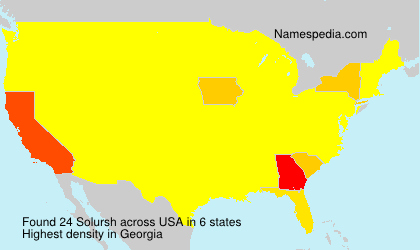 Surname Solursh in USA Surname Solursh in USA