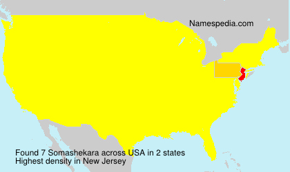 Surname Somashekara in USA Surname Somashekara in USA
