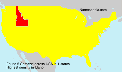 Surname Somazzi in USA Surname Somazzi in USA