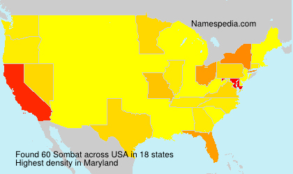 Surname Sombat in USA Surname Sombat in USA