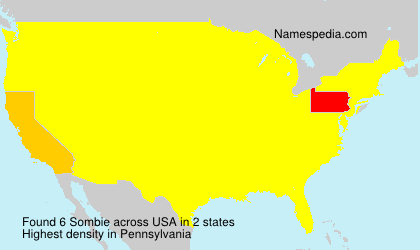 Surname Sombie in USA Surname Sombie in USA