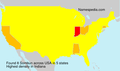 Surname Sombun in USA Surname Sombun in USA
