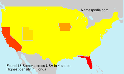 Surname Somek in USA Surname Somek in USA