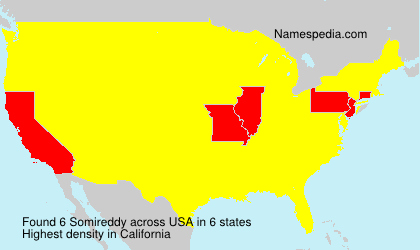 Surname Somireddy in USA Surname Somireddy in USA
