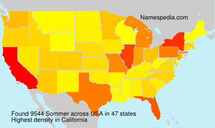 Surname Sommer in USA Surname Sommer in USA