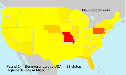 Surname Sommerer in USA Surname Sommerer in USA