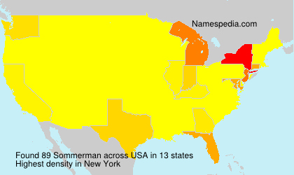 Surname Sommerman in USA Surname Sommerman in USA