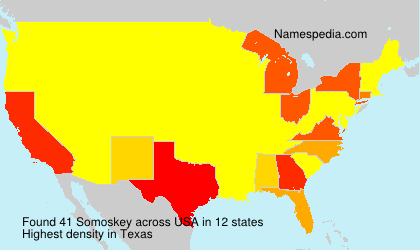 Surname Somoskey in USA Surname Somoskey in USA